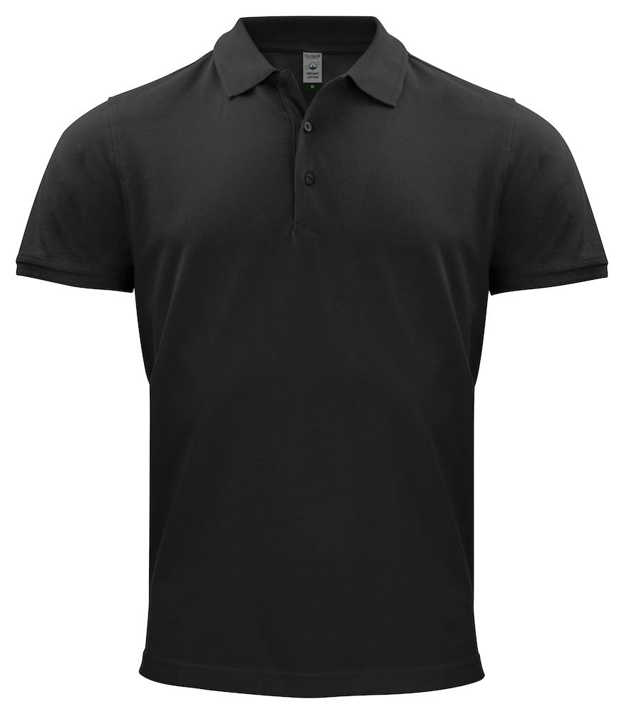 Clique Mens Classic Organic Cotton Polo Shirt. 8 Colours S-3XL - Polo Shirt - Logo Free Clothing