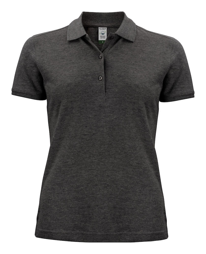 Clique Ladies Classic Organic Cotton Polo Shirt. 8 Colours XS-2XL - Polo Shirt - Logo Free Clothing