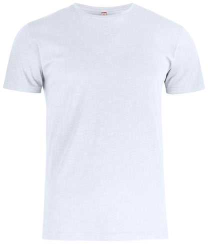 Clique Mens Slub T. Ring Spun Cotton & Pre Shrunk Tee Shirt. 4 Colours XS-2XL - Tee Shirt - Logo Free Clothing