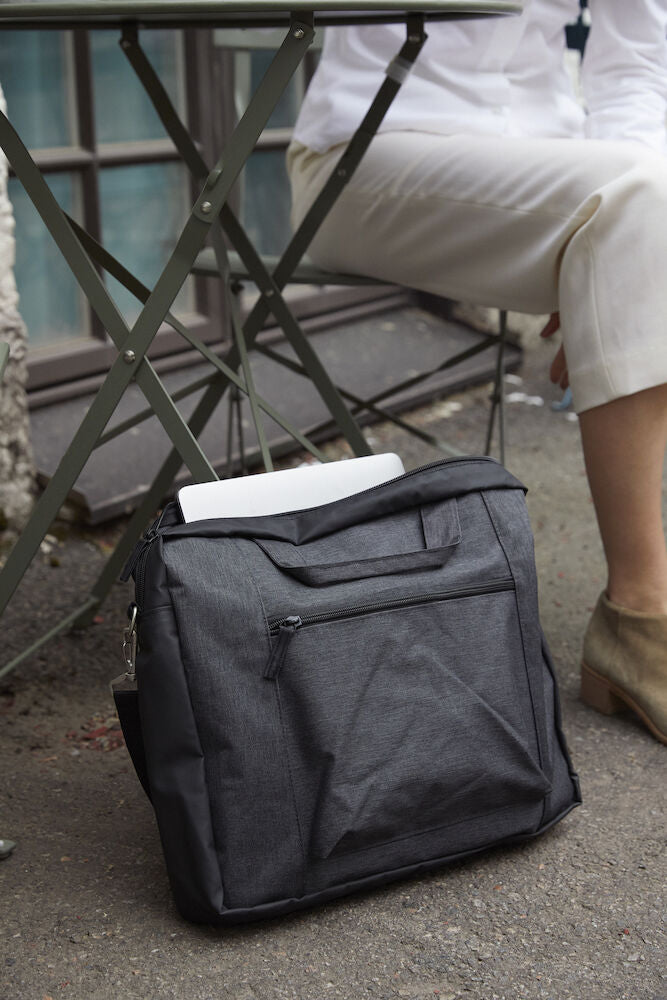 Clique Prestige Briefcase | Melange Messenger Bag | 8 Litre Capacity - Bag - Logo Free Clothing
