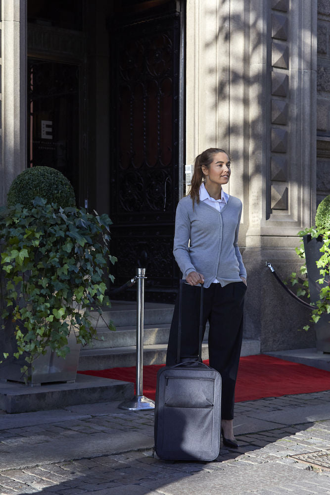 Clique Prestige Trolley Bag | Melange Carry-On Hand Luggage | 32 Litre Capacity - Bag - Logo Free Clothing