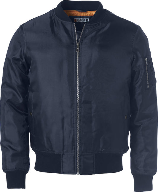 Clique Bomber Jacket- Classic Unisex Bomber Jacket in 3 Colours. XS-3XL. - Summer Jacket - Logo Free Clothing