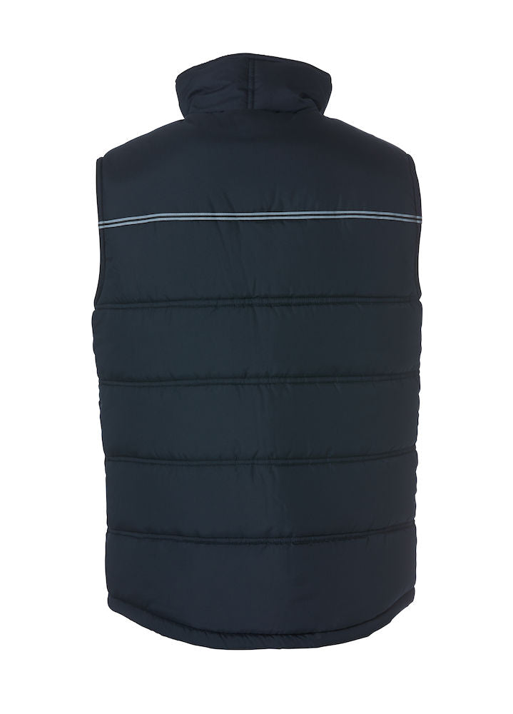 Clique Weston Padded Gilet with Reflective Stripe. Unisex sizing XS-3XL - Gilet - Logo Free Clothing