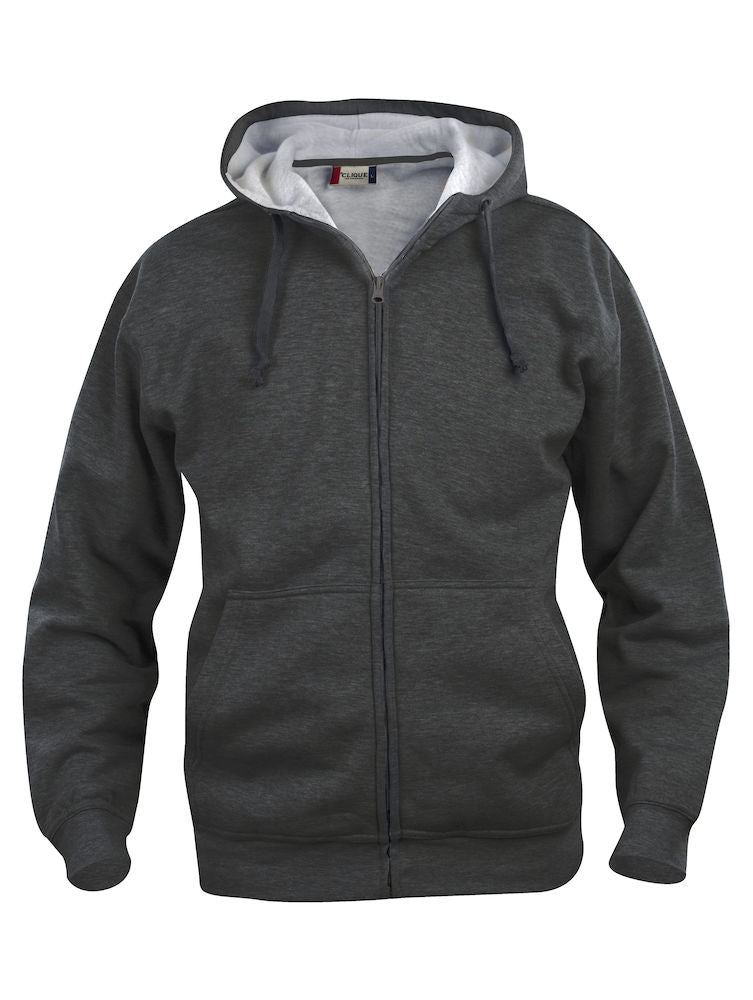 Clique Zip Hoodie. Medium Weight, Unisex Fit. XS-5XL. Mp3 Pocket, 13 Colours. - Hoodie - Logo Free Clothing