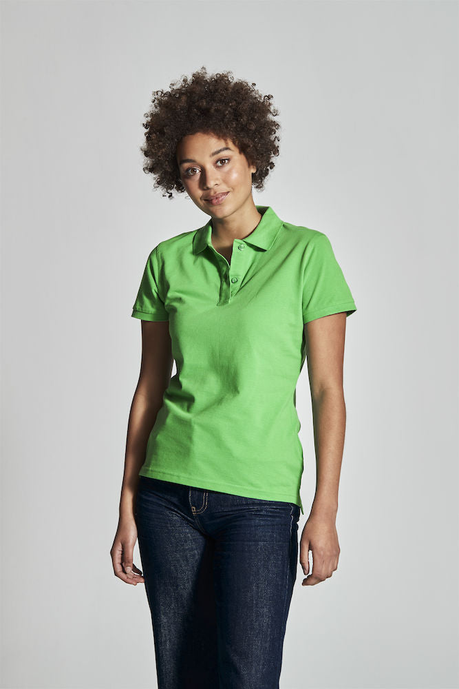 Cottover Ladies Organic Cotton Polo Shirt. Fairtrade Eco Pique Polo. 14 Colours XS-2XL - Polo Shirt - Logo Free Clothing