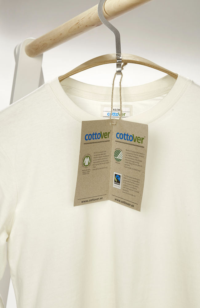 Cottover Ladies Eco Tee Shirt. Fairtrade Organic Cotton. 14 Colours. XS-2XL - Tee Shirt - Logo Free Clothing