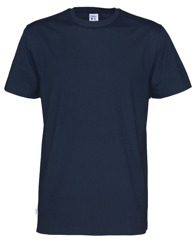 Cottover Mens Eco T Shirt. Fairtrade Organic Cotton. 14 Colours. S-4XL - Tee Shirt - Logo Free Clothing