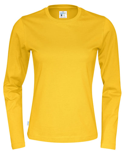 Cottover Ladies Eco Long Sleeve Tee Shirt. Fairtrade Organic Cotton. 12 Colours. XS-2XL - Tee Shirt - Logo Free Clothing