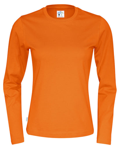 Cottover Ladies Eco Long Sleeve Tee Shirt. Fairtrade Organic Cotton. 12 Colours. XS-2XL - Tee Shirt - Logo Free Clothing