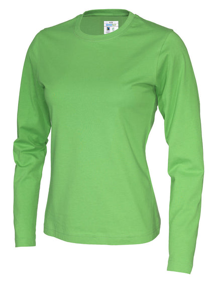 Cottover Ladies Eco Long Sleeve Tee Shirt. Fairtrade Organic Cotton. 12 Colours. XS-2XL - Tee Shirt - Logo Free Clothing