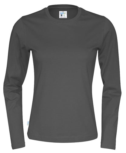 Cottover Ladies Eco Long Sleeve Tee Shirt. Fairtrade Organic Cotton. 12 Colours. XS-2XL - Tee Shirt - Logo Free Clothing