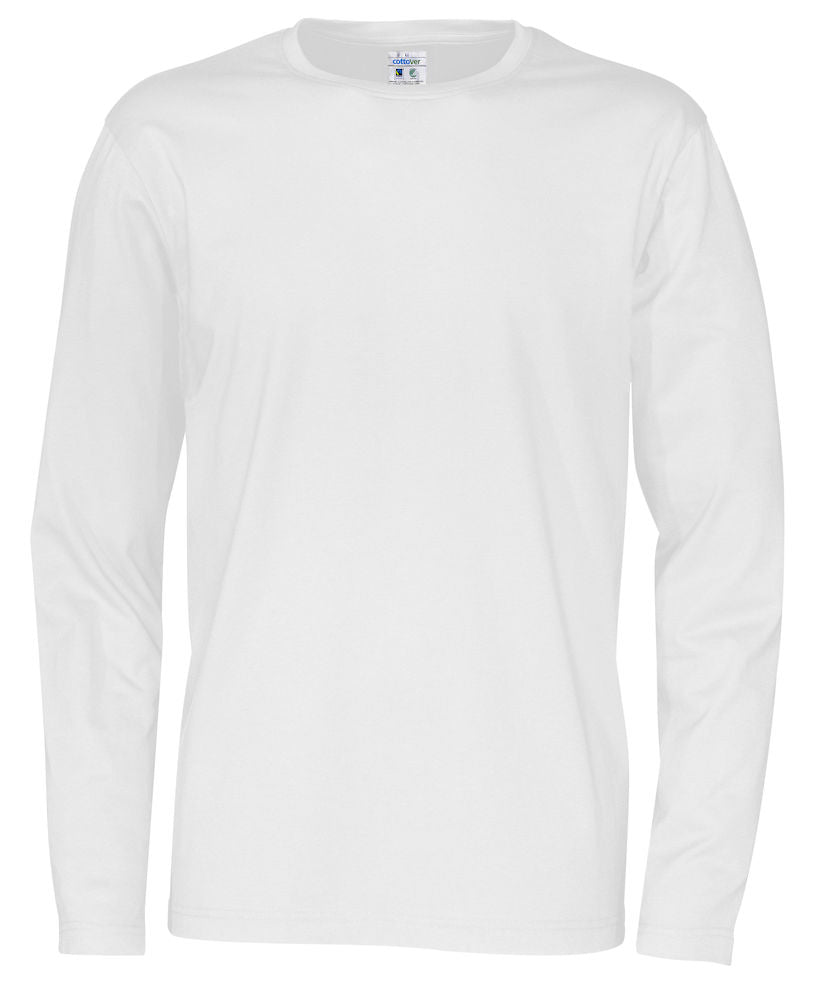 Cottover Organic Cotton Mens Long Sleeve T-Shirt | GOTS | Fairtrade | 14  Colours | S-4XL