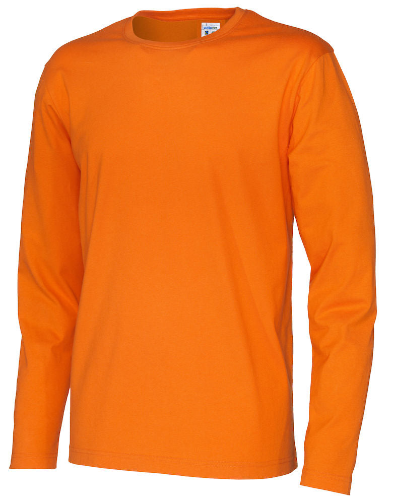 Cottover Mens Eco Long Sleeve Tee Shirt. Fairtrade Organic Cotton. 14 Colours. S-4XL - Tee Shirt - Logo Free Clothing