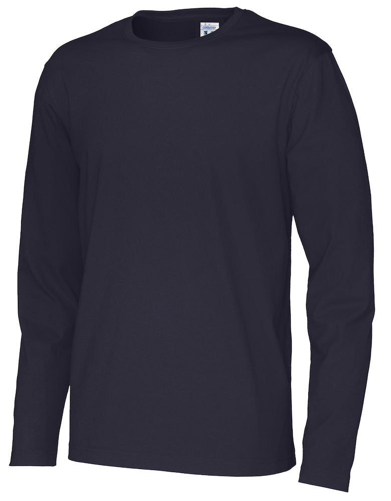 Cottover Mens Eco Long Sleeve Tee Shirt. Fairtrade Organic Cotton. 14 Colours. S-4XL - Tee Shirt - Logo Free Clothing
