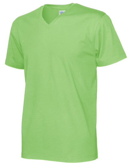 Cottover Mens Organic V Neck Tee Shirt. 100% Organic Cotton. 14 Colours. S-4XL - Tee Shirt - Logo Free Clothing