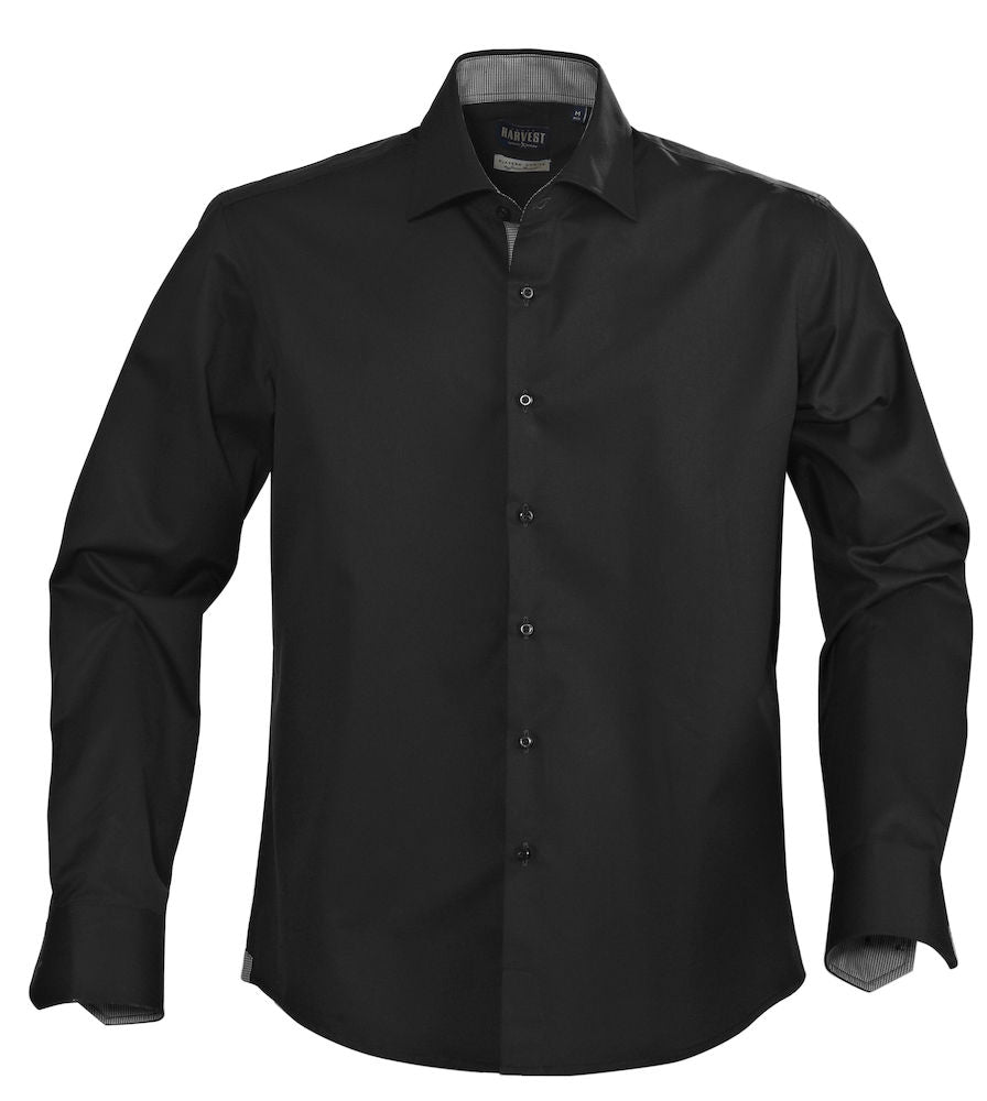 James Harvest Baltimore Mens Shirt. Pure Baumwolle Cotton, 4 Colours, S-3XL - Shirt - Logo Free Clothing