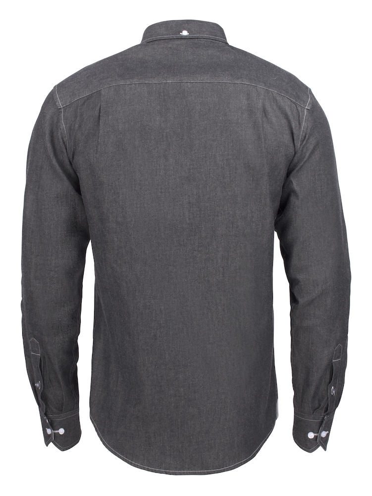 James Harvest Jupiter Mens Shirt. Pure Cotton Denim Look. 2 Colours S-3XL - Shirt - Logo Free Clothing