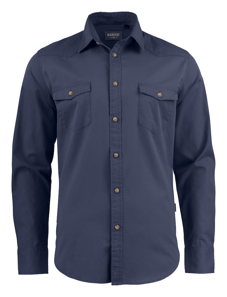 James Harvest Treemore Mens Shirt. Pure Twill Cotton. 4 Colours. S-3XL - Shirt - Logo Free Clothing