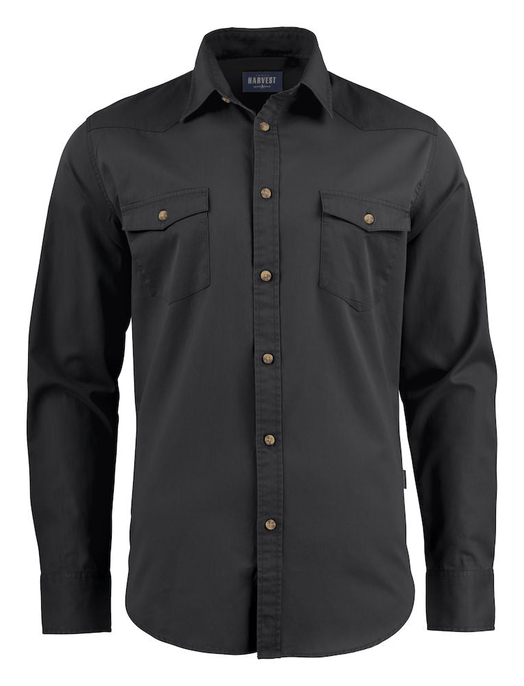 Mens Long Sleeve Shirt | Soft Cotton Twill | Logo Free Clothing