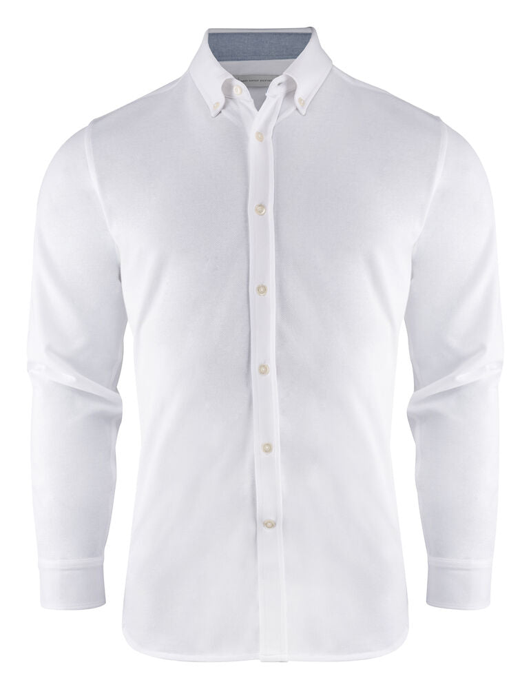 James Harvest Burlingham Mens Shirt | Long Sleeve | Cotton Blend | 4 Colours | S-3XL - Shirt - Logo Free Clothing