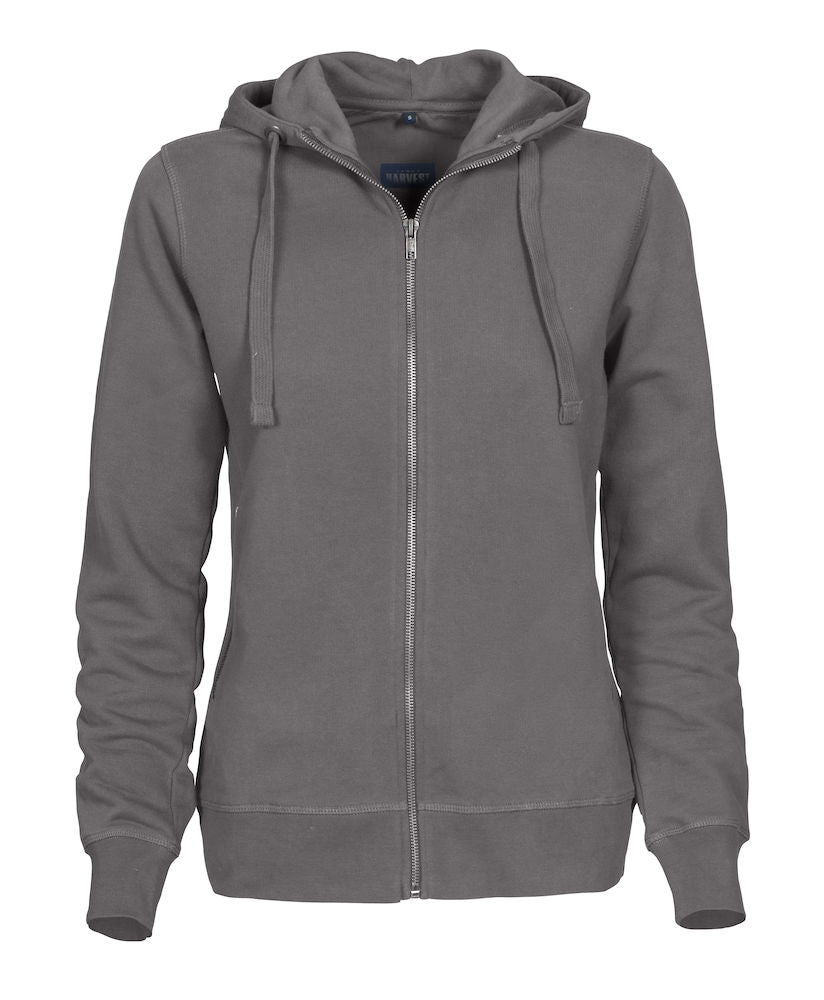 James Harvest Duke Ladies Hooded Jacket. Pure Cotton Vintage Look Hoodie. 5 Colours XS-2XL - Hoodie - Logo Free Clothing