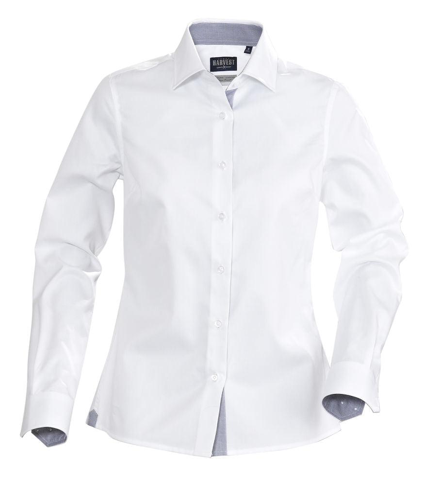 James Harvest Baltimore Ladies Shirt. Pure Baumwolle Cotton, 4 Colours, S-2XL - Shirt - Logo Free Clothing