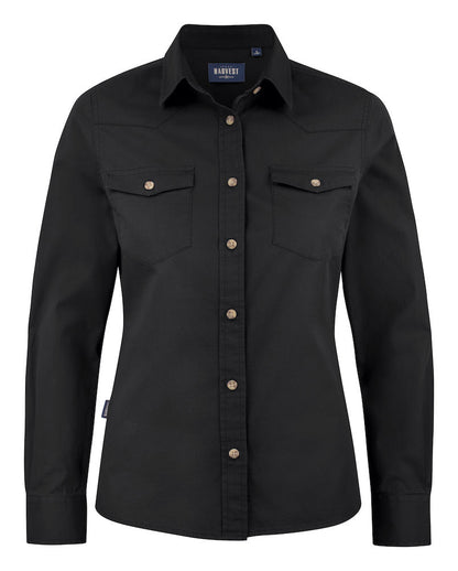 James Harvest Treemore Ladies Shirt. Pure Twill Cotton. 4 Colours. XS-2XL - Shirt - Logo Free Clothing