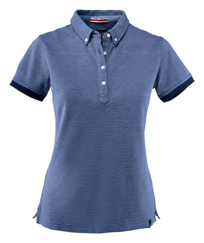 James Harvest Larkford Ladies Polo Shirt. Heavyweight 250gsm Compact Weave. 5 Colours XS-2XL - Polo Shirt - Logo Free Clothing