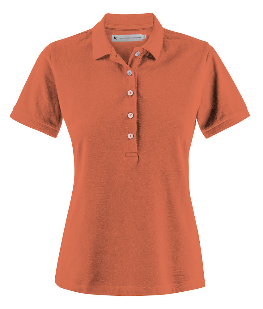 James Harvest Sunset Ladies Polo Shirt. Ring Spun Stretch Cotton. 8 Colours XS-2XL - Polo Shirt - Logo Free Clothing