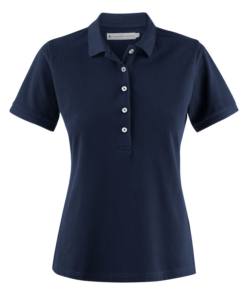 James Harvest Sunset Ladies Polo Shirt. Ring Spun Stretch Cotton. 8 Colours XS-2XL - Polo Shirt - Logo Free Clothing