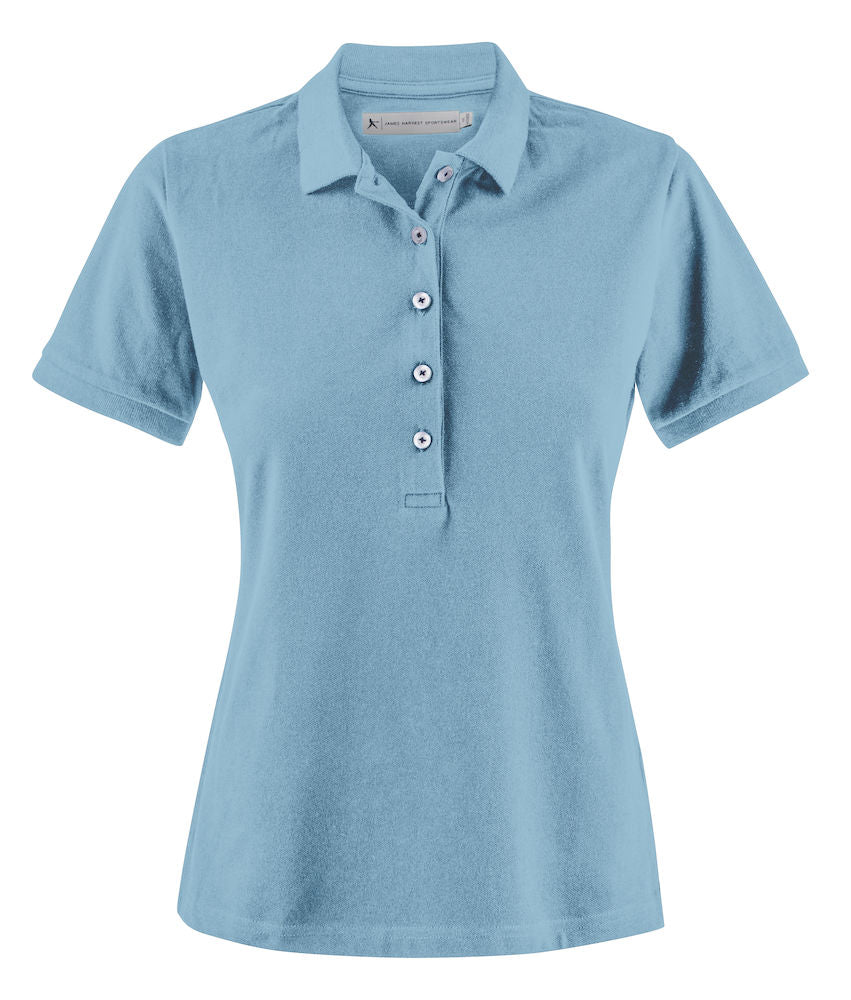 James Harvest Sunset Ladies Polo Shirt. Ring Spun Stretch Cotton. 8 Colours XS-2XL - Polo Shirt - Logo Free Clothing