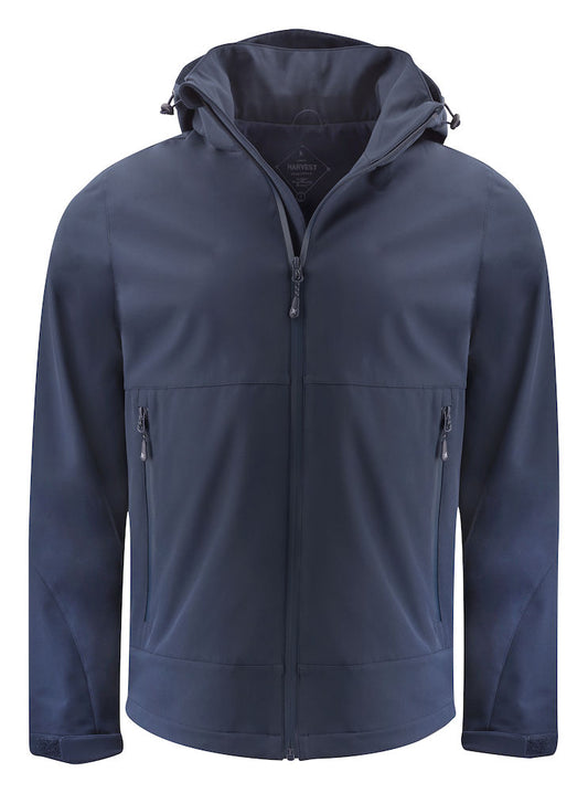 James Harvest Lodgetown Mens Softshell Jacket. Wind/Water Repellent. 3 Colours. S-3XL - Summer Jacket - Logo Free Clothing