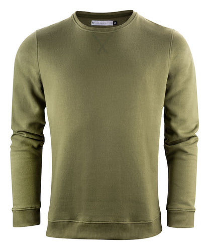 James Harvest Alder Mens Crewneck Eco-Sweater. Organic Cotton Mix. 3 Colours. S-3XL - Sweatshirt - Logo Free Clothing