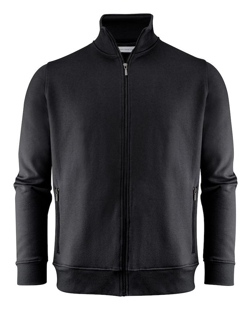 James Harvest Melville Mens Eco-Full Zip Sweatshirt. 100% recycled. 4 Colours S-3XL - Sweatshirt - Logo Free Clothing