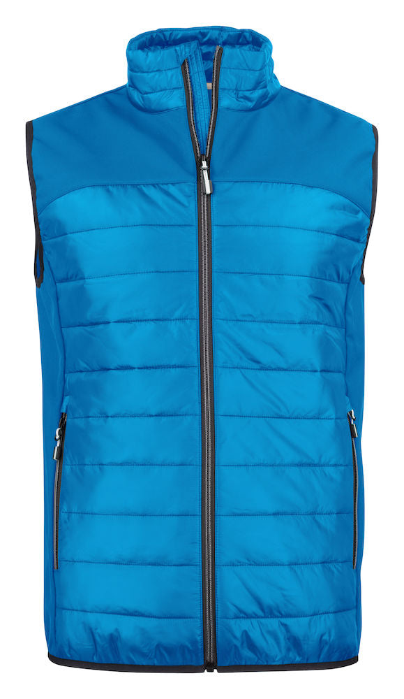 James Harvest Expedition Mens Gilet. Lightweight Hybrid Quilted/ Softshell. 7 Colours S-5XL - Gilet - Logo Free Clothing