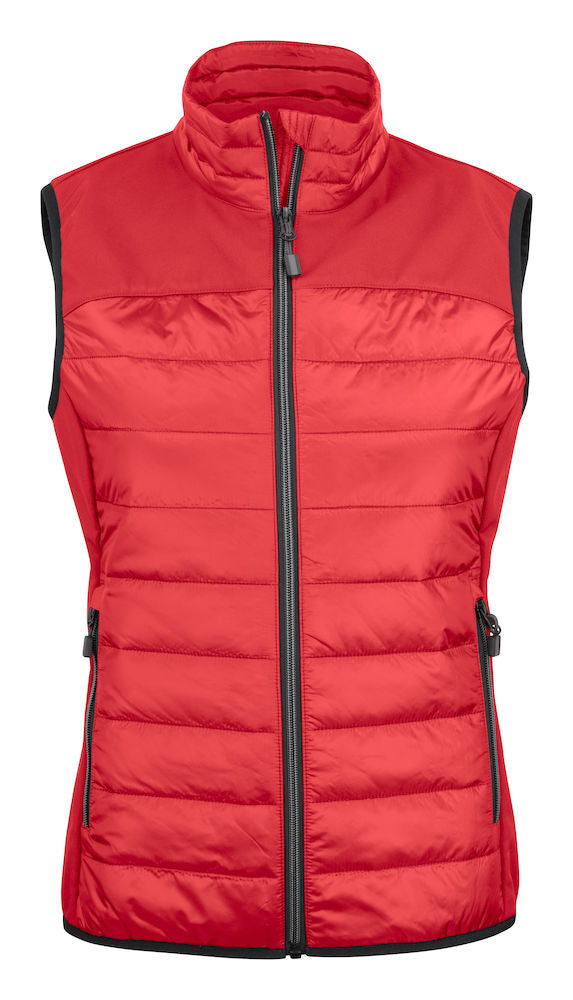 James Harvest Expedition Ladies Gilet. Lightweight Hybrid Quilted/Softshell. 7 Colours XS-2XL - Gilet - Logo Free Clothing