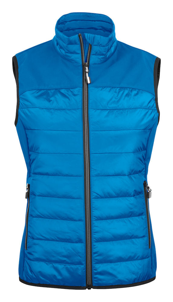 James Harvest Expedition Ladies Gilet. Lightweight Hybrid Quilted/Softshell. 7 Colours XS-2XL - Gilet - Logo Free Clothing