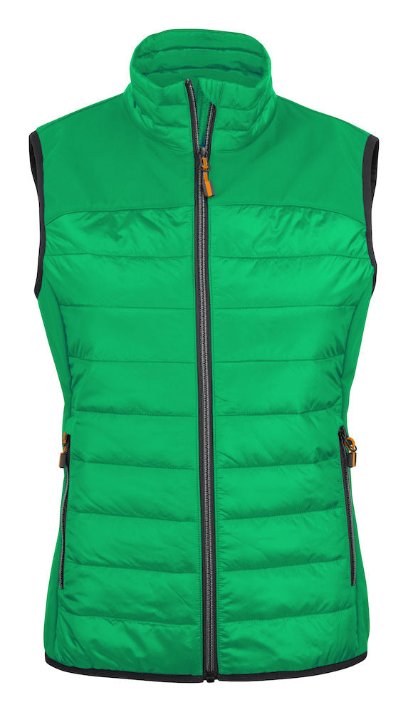 James Harvest Expedition Ladies Gilet. Lightweight Hybrid Quilted/Softshell. 7 Colours XS-2XL - Gilet - Logo Free Clothing