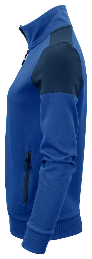 James Harvest- Ladies Prime Eco Zipped Sweatshirt. XS-2XL. 50/50 Organic Cotton/Recycled Polyester - Sweatshirt - Logo Free Clothing