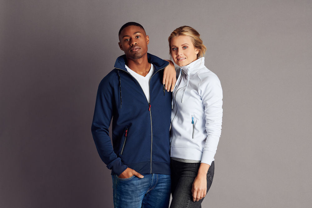 James Harvest Jog Mens Heavyweight Zipped Sweatshirt. 310gsm. 6 Colours. S-5XL - Sweatshirt - Logo Free Clothing