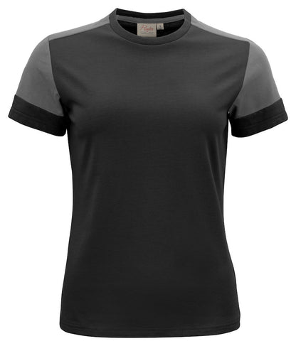 James Harvest- Ladies Prime Eco T-Shirt. S-2XL. 50/50 Organic Cotton/Recycled Polyester - Tee Shirt - Logo Free Clothing