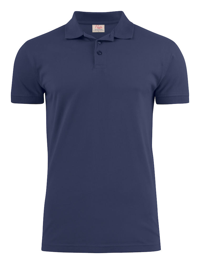 James Harvest Surf Stretch Mens Polo Shirt. Midweight 200gsm. 7 Colours S-5XL - Polo Shirt - Logo Free Clothing
