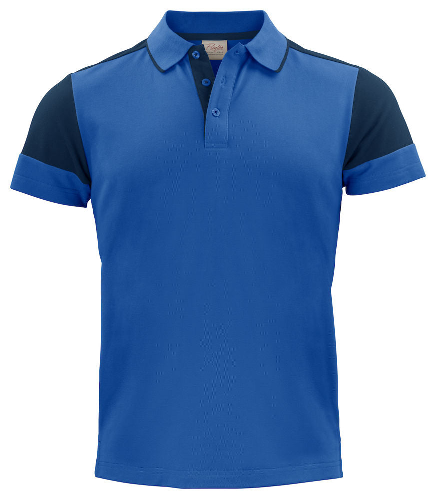 James Harvest Prime Mens Polo Shirt Organic Cotton Recycled Polo Top 6 Colours S 5XL Cobalt Navy S