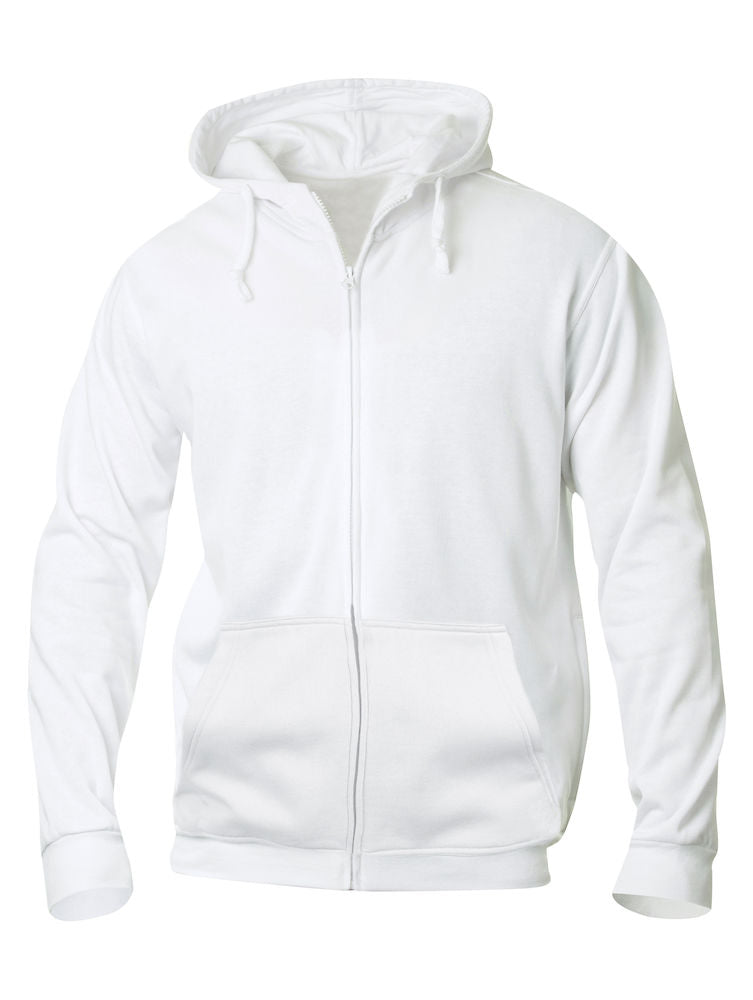 Clique Zip Hoodie. Medium Weight, Unisex Fit. XS-5XL. Mp3 Pocket, 13 Colours. - Hoodie - Logo Free Clothing