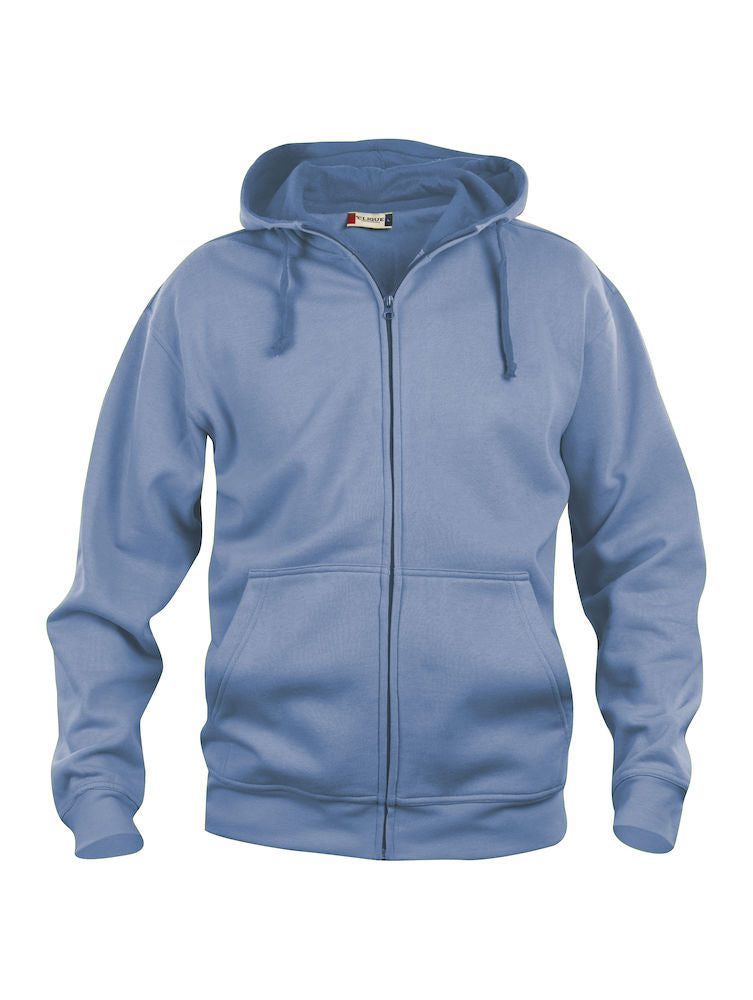 Clique Zip Hoodie. Medium Weight, Unisex Fit. XS-5XL. Mp3 Pocket, 13 Colours. - Hoodie - Logo Free Clothing