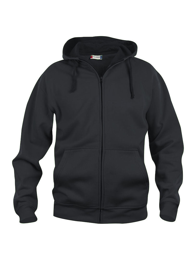 Clique Zip Hoodie. Medium Weight, Unisex Fit. XS-5XL. Mp3 Pocket, 13 Colours. - Hoodie - Logo Free Clothing