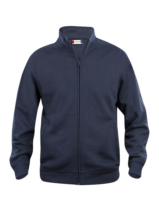 Clique Mens Zipped Sweatshirt Jacket. 7 Colours- XS-5XL - Sweatshirt - Logo Free Clothing