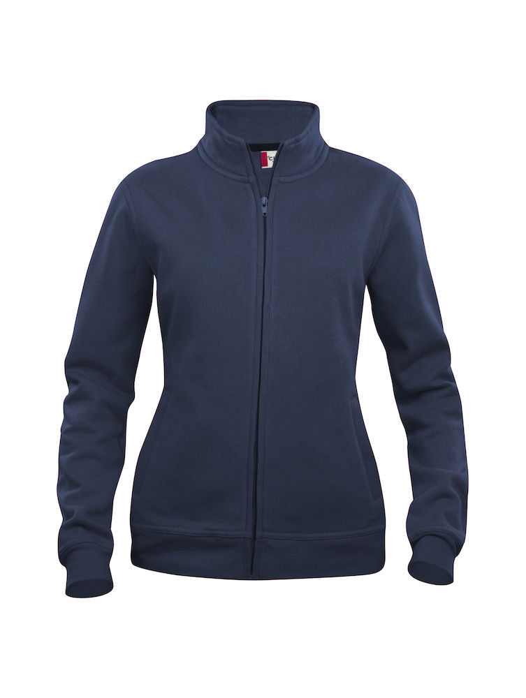 Clique Ladies Zipped Sweatshirt Jacket. 9 Colours- XS-2XL - Sweatshirt - Logo Free Clothing