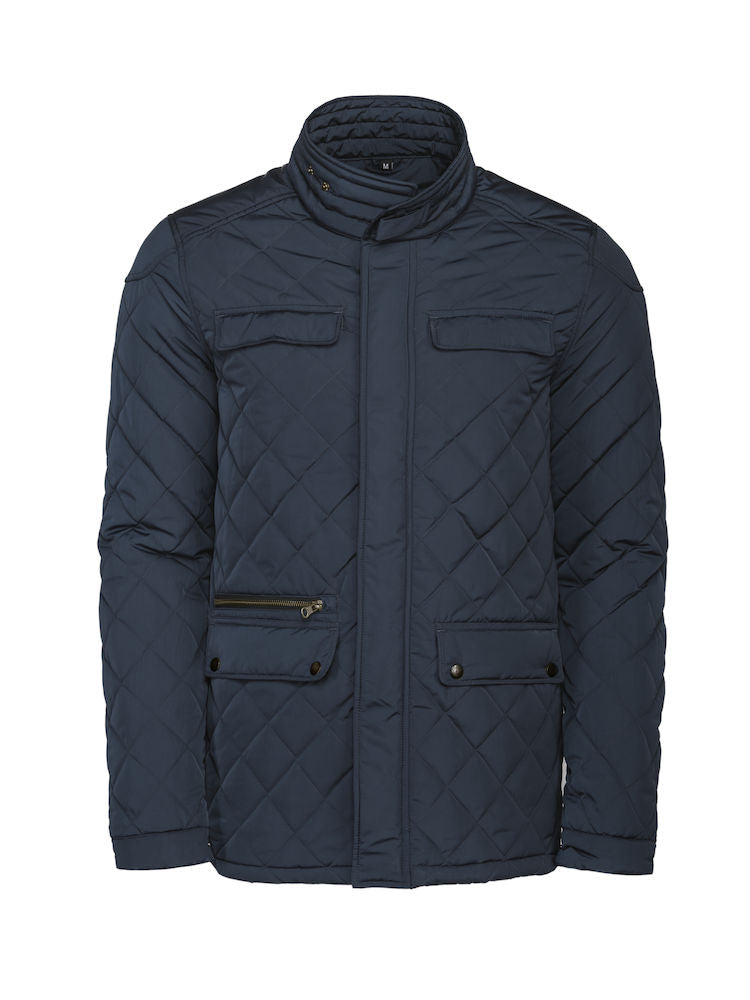 James Harvest Huntingview - Mens Padded Quilted Jacket. S-3XL - Winter Jacket - Logo Free Clothing