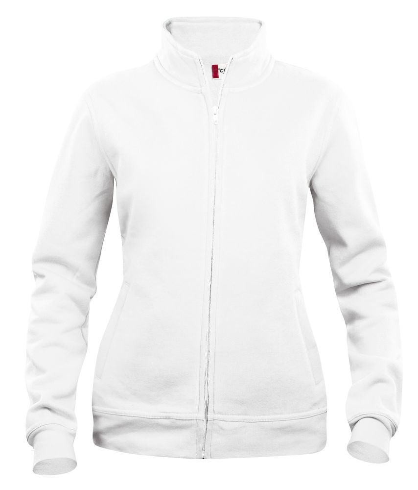 Clique Ladies Zipped Sweatshirt Jacket. 9 Colours- XS-2XL - Sweatshirt - Logo Free Clothing